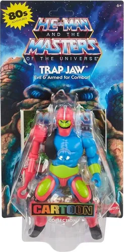 Mattel HYD28 - He-Man and the Masters of the Universe - Actionfigur, 14 cm, Trap Jaw