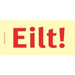 BIZSTIX Haftmarker Eilt, Papier, beschriftbar, 5 x 100 Streifen, gelb