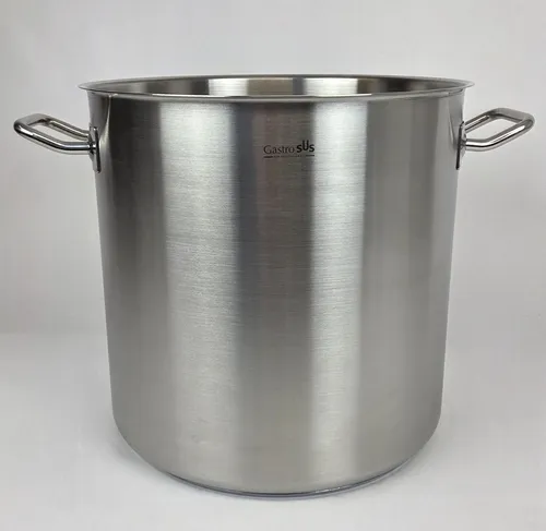 GastroSUS Suppentopf Chef 36 cm - Hochwertiger Edelstahl Suppentopf mit 36,6 Litern Volumen, ideal für große Mengen. Robuste Ausführung und energieeffizienter Aluminiumkapselboden, geeignet für alle Herdarten.