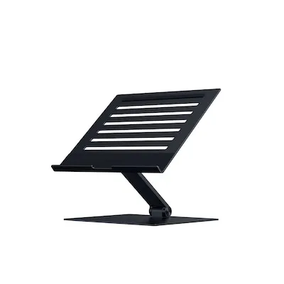 Razer Adjustable Laptop Stand Schwarz - Ergonomischer Laptop-Ständer für bis zu 18 Zoll - Laptop-Ständer für eine verbesserte Ergonomie, ideal für Apple MacBook und andere Laptops, höhenverstellbar für optimalen Komfort.