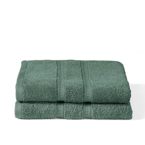 Schiesser Premium Handtuchset Las Palmas 2-teilig – Seegrün in grün von Schiesser