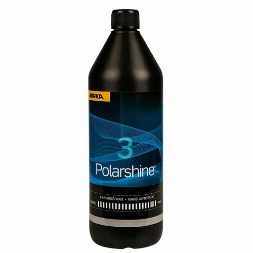 MIRKA Politur Polarshine 3 Nano Antistatic Wax 1000ml - Hochwertige Politur für ein perfektes Finish, antistatisch und ideal für anspruchsvolle Anwendungen in der Automobil- und Möbelindustrie.