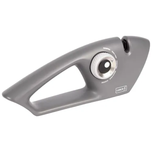 LURCH 5-in-1 Messerschärfer für Küchenmesser, Brotmesser & Scheren – Schärfen, Feinschliff & Wellenschliff