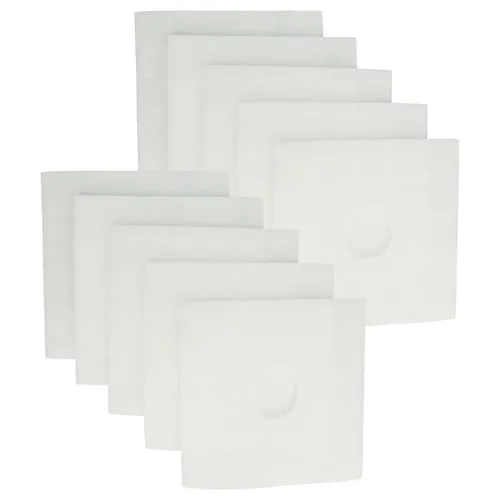 vhbw 10x Luftfilter kompatibel mit Helios ELS-sys GBVEO60, ELS-sys GVEO100, ELS-sys GBVEZO60, ELS-sys GBVEZO100 Lüfter, Ventilator, Lüftungsgerät