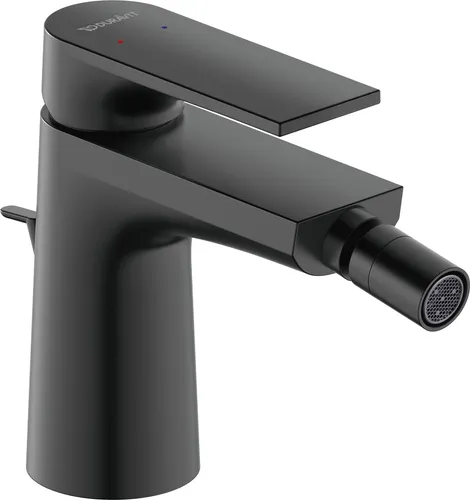 Duravit Einhebel-Bidetmischer Tulum, schwarz matt