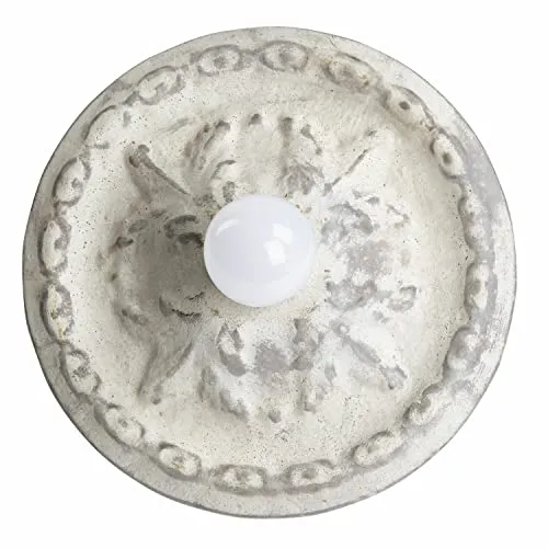 LOBERON Wand- & Deckenlampe Mangaire, antikweiß in beige von LOBERON