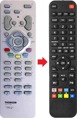 Fernbedienung passend für THOMSON 30LB12054-TV | 30LB12054TV | VTH6410F
