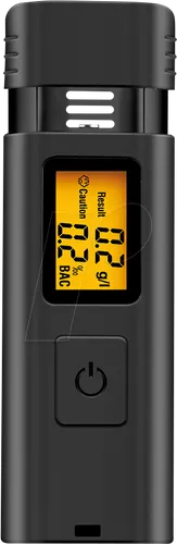 LOGILINK AA0188 Atemalkoholtester mit LCD-Display, schwarz