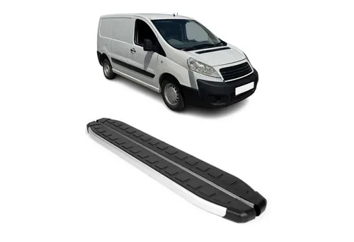 OMAC Kfz-Schmutzfänger Schweller Seitenbretter für Fiat Scudo 2006-2016 - Hochwertige Trittbretter aus Aluminium für Fiat Scudo, rutschfest und robust. Diese Seitenbretter schützen die Karosserie und erleichtern den Ein- und Ausstieg. Ideal für mehr Sicherheit und ein sportliches Design!