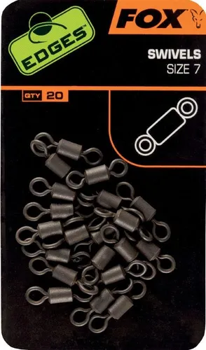 Fox Swivel Size 7 in silber von Fox