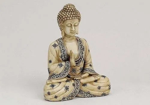 Buddha Figur sitzt 16cm