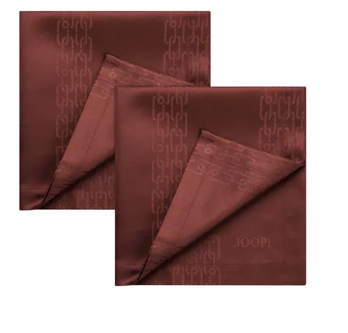 JOOP! Servietten 2er-Set Chains, rot in rot von JOOP!