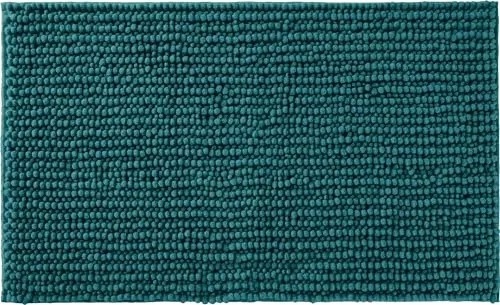 REDBEST Badematte Arlington Petrol 60x90 cm in petrol von REDBEST