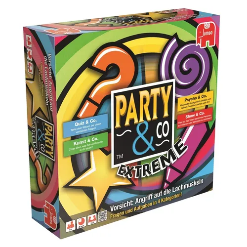 Party & Co. Extreme - Spaß für die ganze Familie - Gesellschaftsspiel für 3 bis 20 Spieler, ideal für Action und Unterhaltung, Spieldauer ca. 50 Min, neu und originalverpackt.