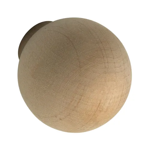 Schrankknopf Olwen Griff ø 30 mm Tiefe 34 mm Möbelknopf Türknauf Erle roh