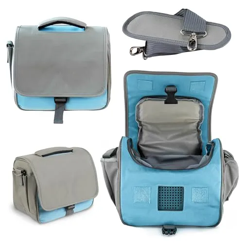 Toniebox Tasche für die Aufbewahrung von Figuren und Tonie-Box - Gepolsterte Tigerbox Transporttasche (Blau)