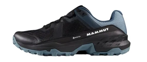 Mammut Girun II Low GTX Wanderschuhe - Multifunktionale, wasserdichte Herren-Schuhe in Schwarz/Strata - Wanderschuhe für Herren, ideal für Trails und urbane Entdeckungstouren. Atmungsaktives Mesh sorgt für Kühlung, GORE-TEX Membran schützt vor Nässe.