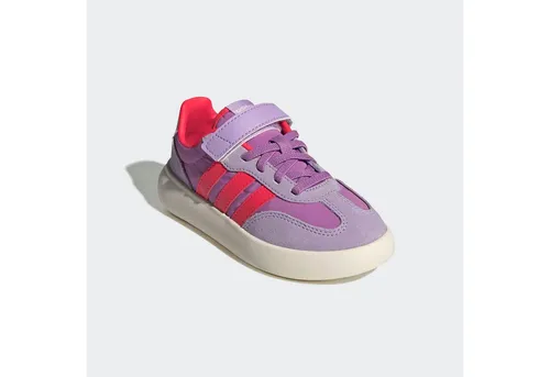 adidas BARREDA Decode Schuhe für Kinder - Purple/Lucid Red/Powder Plum, Größe 31 EU - Laufschuhe mit regulärer Passform, elastischen Schnürsenkeln und Klettverschluss für optimalen Halt und Komfort beim Spielen.
