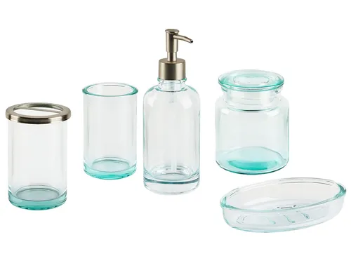 Produktbild Badaccessoires Set 5-teilig AMARGA Glas Grün