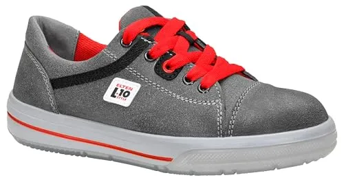 Damen-Sicherheitshalbschuh VINTAGE Lady ESD S3 SRC, grau/rot, Größe 37 - Arbeits- & Schutzkleidung: Durchtrittsicherer und ESD-gerechter Sicherheitshalbschuh mit atmungsaktivem Innenmaterial, ideal für Damen in allen Branchen.