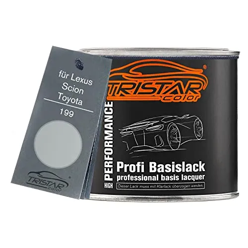 Produktbild TRISTARcolor Autolack Dose spritzfertig für Lexus/Scion/Toyota 199 Plata/Silver Metallic/Alpine Silver Metallic Basislack 0,5L