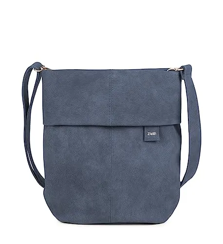 Zwei Damen Handtasche Mademoiselle.M M12 Umhängetasche - Geräumige Damen-Schultertasche im DIN-A4-Format mit Schlüsselring und Geheimfach - perfekt für Beruf und Studium, pflegeleichtes Kunstleder für einfache Reinigung.