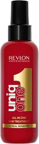 Revlon Professional UniqOne All In One Hair Treatment 150 ml - Leave-In-Conditioner für trockenes, geschädigtes Haar - vereint 10 Vorteile in einem Produkt für Volumen, Glanz und Seidigkeit. Ideal für langanhaltende Frisuren und erleichtertes Styling.