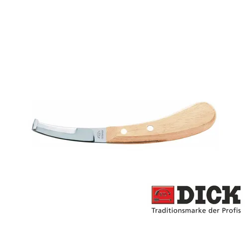 F.DICK Hufmesser Economic - Beidseitig-lang-breit, Klinge aus hochwertigem Carbonstahl, ideal für präzise Hufpflege bei Pferden