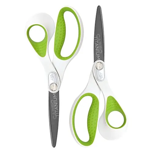 Westcott 16926 Schere, Carbo Titan, gerade, 20,3 cm, 2er-Pack