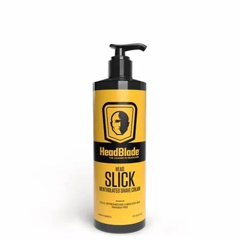 Slick Headblade Rasier Creme Gel Rasur (mit Pumpe)