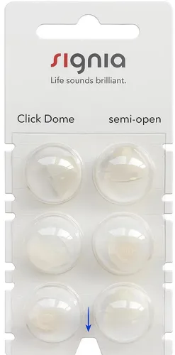 Signia Click Semi-open Domes 6er Blister