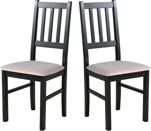 Esszimmerstuhl 2er-Set schwarz, hochwertig und stilvoll