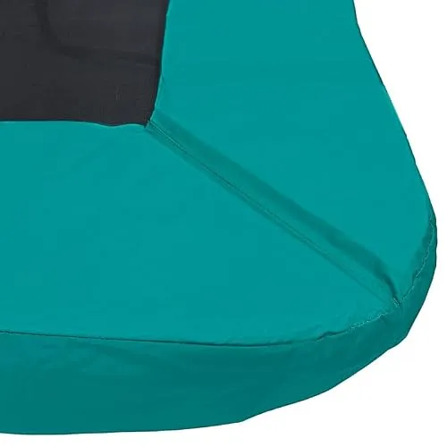 Rechteckige Trampoline Randabdeckung Grün Magic Jump 214x305 cm