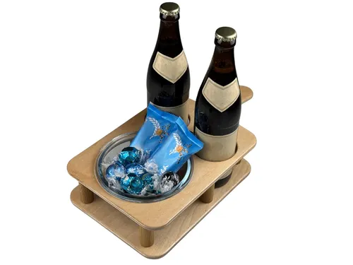 Eli Couchtisch – Die stilvolle Couchbar für Snacks und Getränke - Couchtische, handgefertigt in Deutschland, vereint Funktionalität und Ästhetik. Platz für 2 Getränke und eine vielseitige Snackschale – perfekt für Filmabende und gesellige Runden.