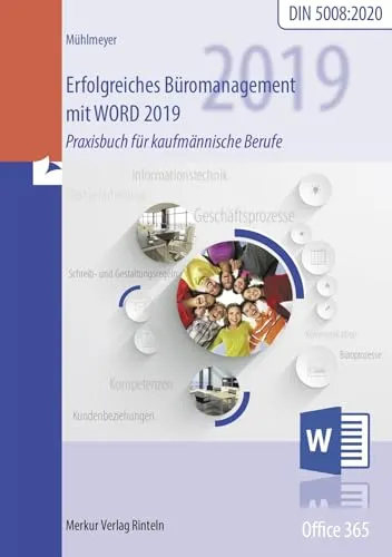 Erfolgreiches Büromanagement mit Word 2019: Praxisbuch für kaufmännische Berufe - Hörbuch für kaufmännische Berufe, bietet praxisnahe Tipps zur effizienten Nutzung von Word 2019 für erfolgreiches Büromanagement.