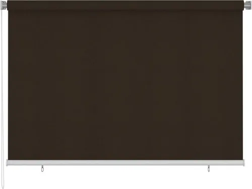 vidaXL Außenrollo 220x140 cm Braun - Schützen Sie Ihren Außenbereich stilvoll mit diesem Außenrollo! Es bietet optimalen Sicht- und Sonnenschutz bei gleichzeitig guter Belüftung. Einfach zu montieren und ideal für Balkon oder Terrasse.