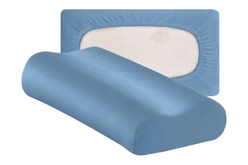 Traumschloss Kissenbezug Premium, Nackenstützkissen Bezug mit Rundumgummizug - Hochwertiger Kissenbezug für Nackenstützkissen (30x50-40x70 cm), 95% Baumwolle für Atmungsaktivität und Weichheit, 13 Farben, waschbar bei 60°C für einfache Pflege.