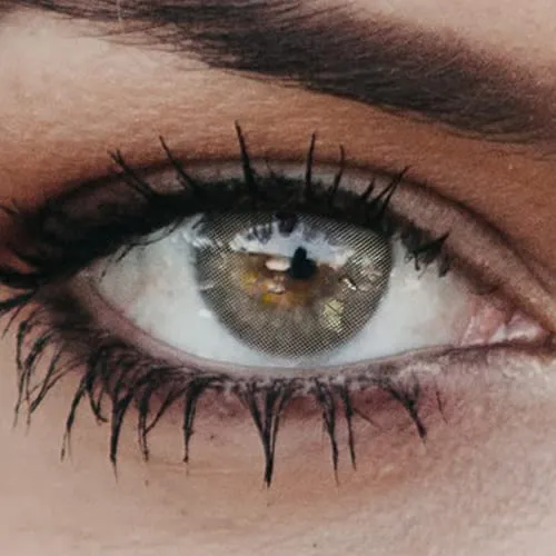 Glamlens New York Light Gray (Grau) - Natürlich Aussehende Dezente Farbige Kontaktlinsen ohne Stärke - 3 Monate Farbig