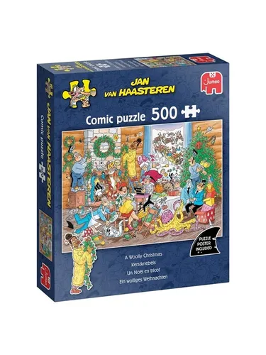 Jumbo Jan van Haasteren Jigsaw Puzzle - Christmas Fever - 500 pcs. Boden 1110100630
