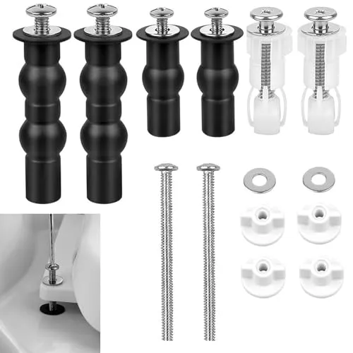 WC Sitz Befestigung Von Oben丨WC Sitz Schrauben Set丨für Toilette Top Montage Scharnier Zubehör