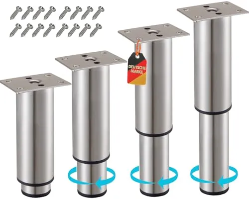 Stahlia verstellbare Möbelfüße 4er Set von Stahlia