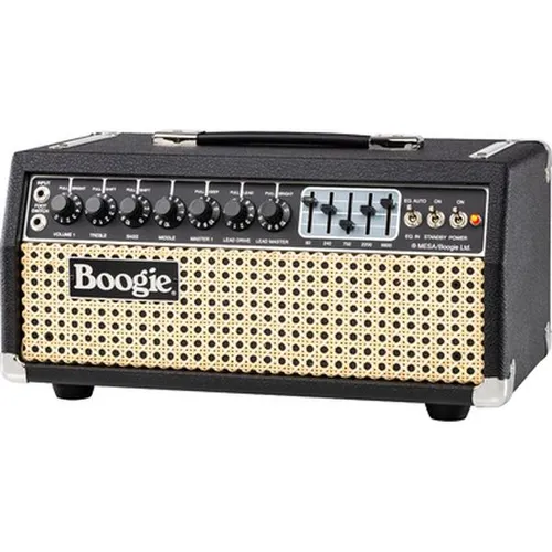 Mesa Boogie Mark IIC+ HRG Head - Legendärer 100 Watt Verstärker mit 5-Band-Grafik-EQ und integriertem Federhall. Ideal für vielseitige Klänge von Vintage bis Metal, perfekt für Bühne und Studio.