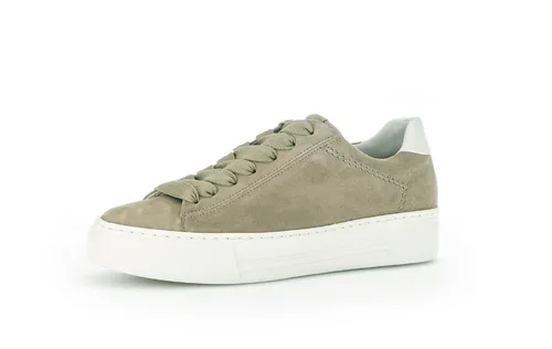 Gabor Comfort schilf Damen Sneaker in Grau, Größe 6.5 von Gabor
