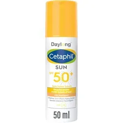 CETAPHIL Sun Daylong SPF 50+ reg.MS-Fluid Gesicht 50 ml - Sonnenschutzmittel mit hohem UV-Schutz, ideal für empfindliche Gesichtshaut und bietet langanhaltende Feuchtigkeit.