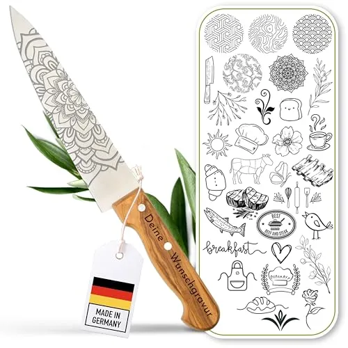 OLIQUE Universalküchenmesser aus Olivenholz