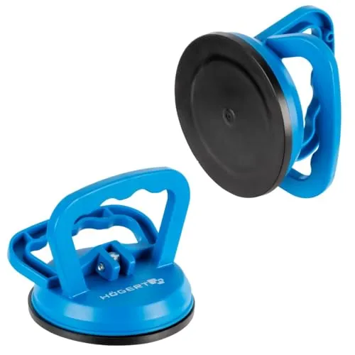 Einhand-Vakuum-Saugheber 40KG Tragkraft klein und kompakt Multifunktionaler Vakuumheber (2er Set, 40 KG)