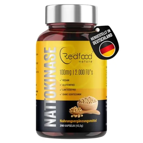 Nattokinase 100 mg Kapseln von Redfood