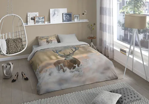 good morning Flanell Bettwäsche Set 140x220 cm Multi - Hochwertige Flanell Bettwäsche von good morning, 2-teilig mit Bettbezug 140 x 220 cm und Kopfkissenbezug 60 x 70 cm. Kuschelig weich, ideal für gemütliche Nächte und ganzjährig einsetzbar.