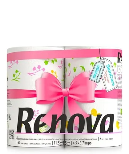 Toilettenpapier Renova Spring Summer Edition in weiß von Askon