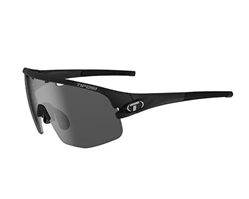 Tifosi Sledge Lite Sonnenbrille mit austauschbaren Gläsern: leicht, vielseitig, ideal für verschiedene Bedingungen, mattschwarz